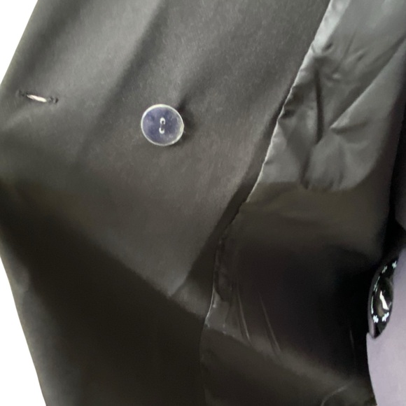 Solid Black Wardrobe Basic 1 button Blazer Jacket lined Women's size Large NWT - Picture 8 of 9